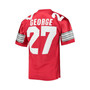 Men's Eddie George Scarlet Ohio State Buckeyes 1995 Authentic Throwback Football Jersey