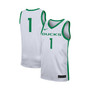 Men's #1 White Oregon Ducks Replica Jersey