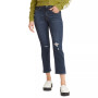 Women's 724 Straight-Leg Distressed Cropped Jeans