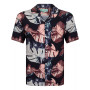 Mens Casual Button-Down Hawaiian Shirt - Short Sleeve - Plus Size
