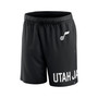 Men's Branded Black Utah Jazz Free Throw Mesh Shorts