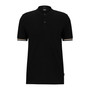 Men's Collarless Slim-Fit Polo Shirt