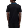Men's Collarless Slim-Fit Polo Shirt