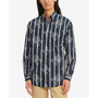 Men's Striped Monogram-Print Shirt