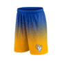 Men's Branded Royal, Gold Los Angeles Rams Ombre Shorts
