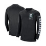Men's Black Michigan State Spartans Seasonal Max90 2-Hit Long Sleeve T-shirt