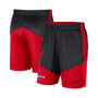 Men's Black, Red Georgia Bulldogs Team Performance Knit Shorts