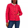 Women's Quilted Patch-Pocket Jacket, Created for Macy's