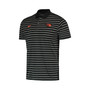 Men's Black Oregon State Beavers Victory Stripe Performance Polo Shirt