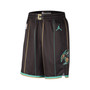 Men's Brand Black, Mint Charlotte Hornets 2022/23 City Edition Swingman Shorts