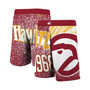Men's Red Atlanta Hawks Hardwood Classics Jumbotron Sublimated Shorts