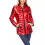Women's Metallic Puffer Coat