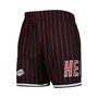 Men's Black Miami Heat City Collection Heritage Mesh Shorts