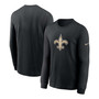 Men's Black New Orleans Saints Primary Logo Long Sleeve T-shirt