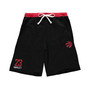 Men's Fred VanVleet Black and Red Toronto Raptors Big and Tall French Terry Name and Number Shorts