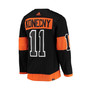 Men's Travis Konecny Black Philadelphia Flyers Alternate Primegreen Authentic Pro Player Jersey