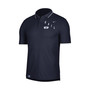 Men's Navy Michigan Wolverines Wordmark Performance Polo Shirt