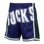 Men's Purple Milwaukee Bucks Hardwood Classics Big Face 2.0 Shorts