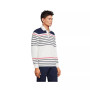 Men's Long Sleeve Stripe Rugby Shirt