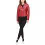 Women's Classic Faux Leather Asymmetrical Moto Jacket