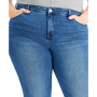 Plus Size High-Rise Straight Jeans, Created for Macy's