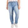 Plus Size High-Rise Straight Jeans, Created for Macy's