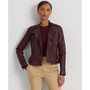 Women's Tumbled Leather Moto Jacket