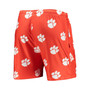Men's Orange Clemson Tigers Flagship Allover Print Jam Shorts