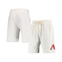 Men's Oatmeal Arizona Diamondbacks Mainstream Terry Tri-Blend Shorts
