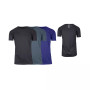 Men's Short Sleeve Moisture-Wicking Quick Dry Performance Tee, Pack of 3