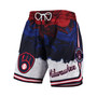 Men's Milwaukee Brewers Red White and Blue Shorts