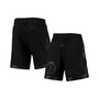 Men's Brooklyn Nets Triple Black Gloss Shorts