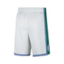 Men's White and Green Dallas Mavericks 2021/22 City Edition Swingman Shorts