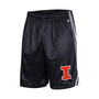 Men's Black Illinois Fighting Illini Team Lacrosse Shorts