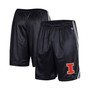 Men's Black Illinois Fighting Illini Team Lacrosse Shorts
