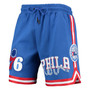 Men's Royal Philadelphia 76ers Team Chenille Shorts