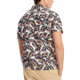 Men's Lou Tropical Print Short Sleeve Button Front Camp Shirt