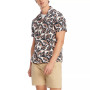 Men's Lou Tropical Print Short Sleeve Button Front Camp Shirt