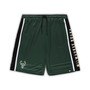 Men's Branded Hunter Green Milwaukee Bucks Big and Tall Referee Iconic Mesh Shorts