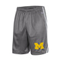 Men's Gray Michigan Wolverines Team Lacrosse Shorts