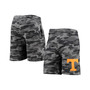 Men's Charcoal, Gray Tennessee Volunteers Camo Backup Terry Jam Lounge Shorts