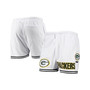 Men's White, Black Green Bay Packers Mesh Shorts