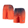 Men's Orange and Navy Denver Broncos Pixel Gradient Training Shorts