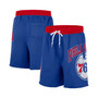 Men's Royal Philadelphia 76Ers 75Th Anniversary Courtside Fleece Shorts