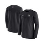 Men's Black Los Angeles Dodgers Authentic Collection Game Time Performance Half-Zip Top