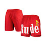 Men's Red The Simpsons Rude Shorts