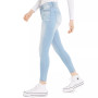 Juniors' Curvy Distressed Skinny Ankle Jeans