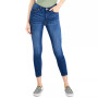Juniors' Curvy Distressed Skinny Ankle Jeans