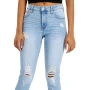 Juniors' Curvy Distressed Skinny Ankle Jeans