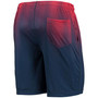 Men's Navy and Red New England Patriots Pixel Gradient Training Shorts